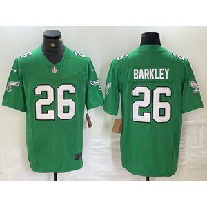 26 Saquon Barkley Green FUSE Vapor Limited Stitched Jersey